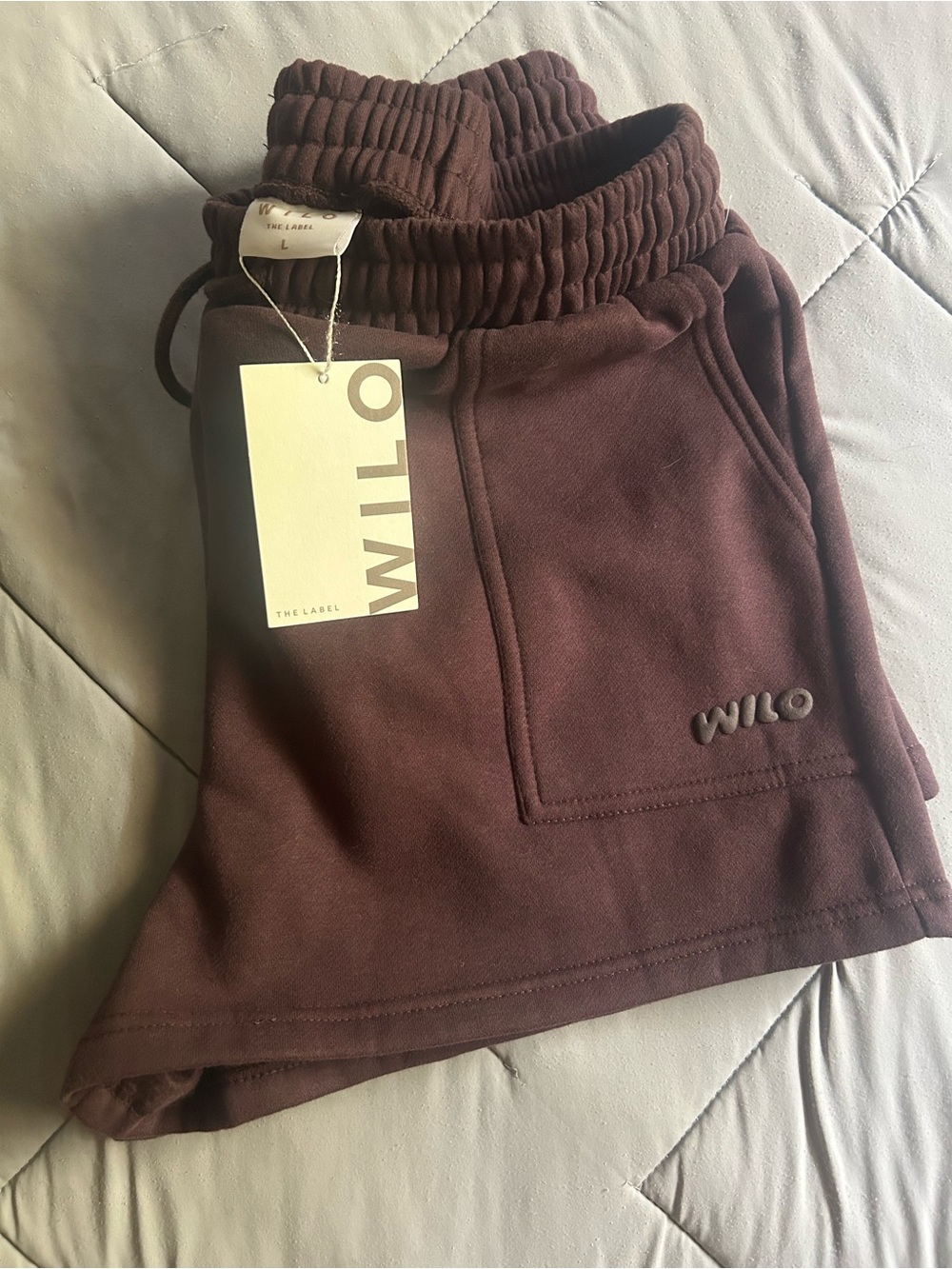 Women’s Brown WILO sweat shorts